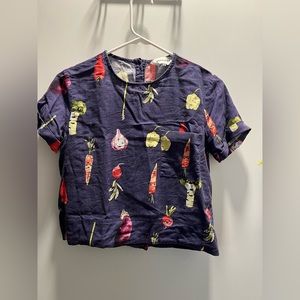 Linen Veggie Top, Pepaloves, S